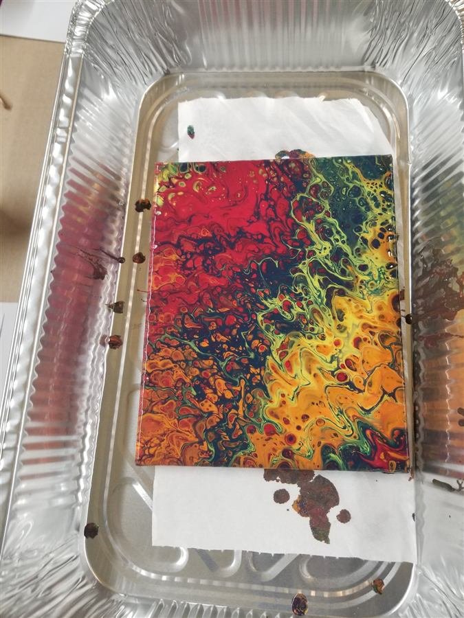 A painting created in one of Wilhelmina's classes