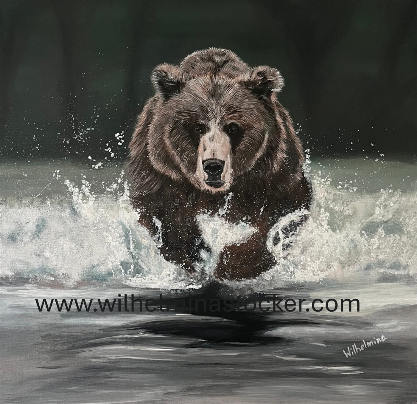 Focused Purpose, signed limited edition print by Wilhelmina St&ouml;cker