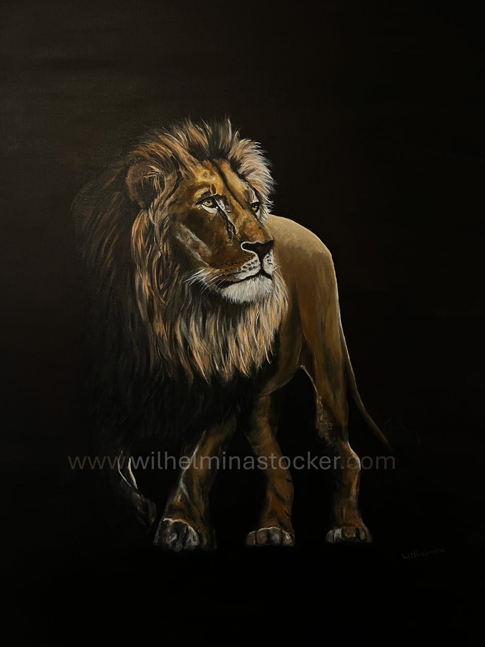 Pivot - Lion painting